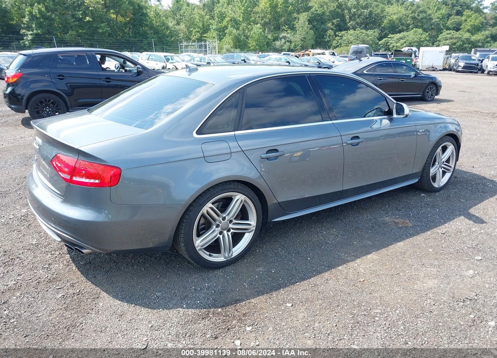 2012 AUDI S4 3.0 PREMIUM PLUS VIN: WAUBGAFL5CA040517