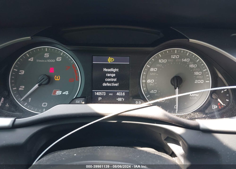 2012 AUDI S4 3.0 PREMIUM PLUS VIN: WAUBGAFL5CA040517
