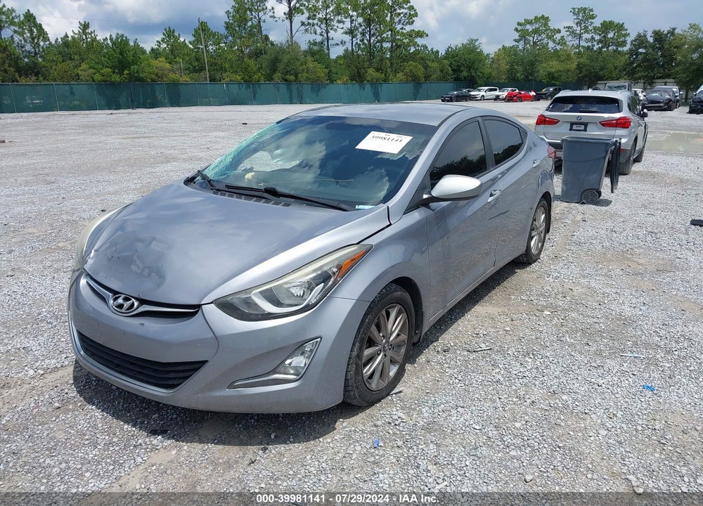 2016 HYUNDAI ELANTRA VIN: 5NPDH4AE2GH797442