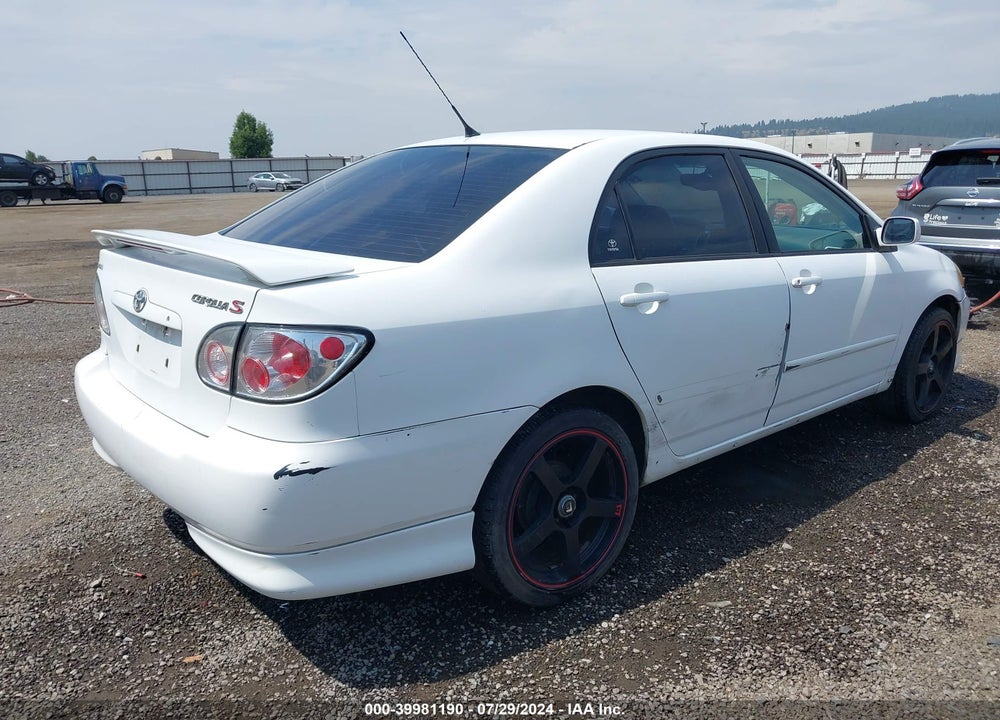 2004 TOYOTA COROLLA S VIN: 1NXBR32E54Z215313