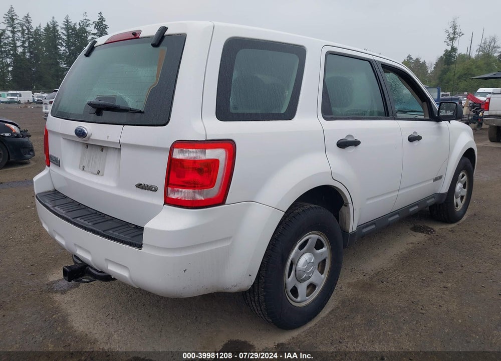 2008 FORD ESCAPE XLS VIN: 1FMCU92Z38KA42613