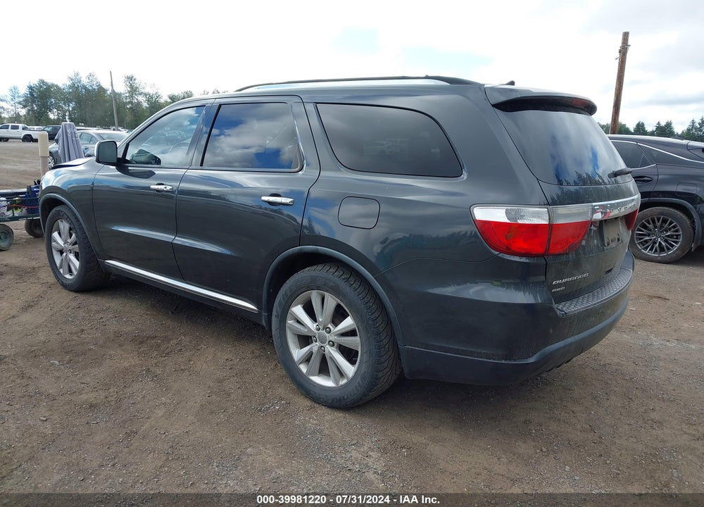 2011 DODGE DURANGO CREW VIN: 1D4RE4GGXBC638733