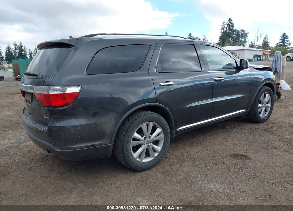 2011 DODGE DURANGO CREW VIN: 1D4RE4GGXBC638733