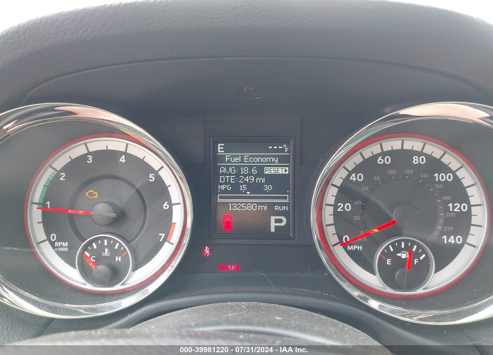 2011 DODGE DURANGO CREW VIN: 1D4RE4GGXBC638733