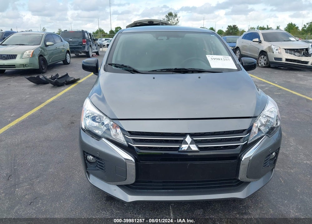 2022 MITSUBISHI MIRAGE BLACK EDITION/SE VIN: ML32AWHJ5NH006698