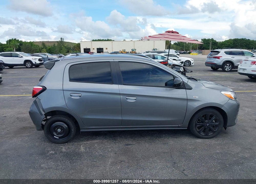 2022 MITSUBISHI MIRAGE BLACK EDITION/SE VIN: ML32AWHJ5NH006698