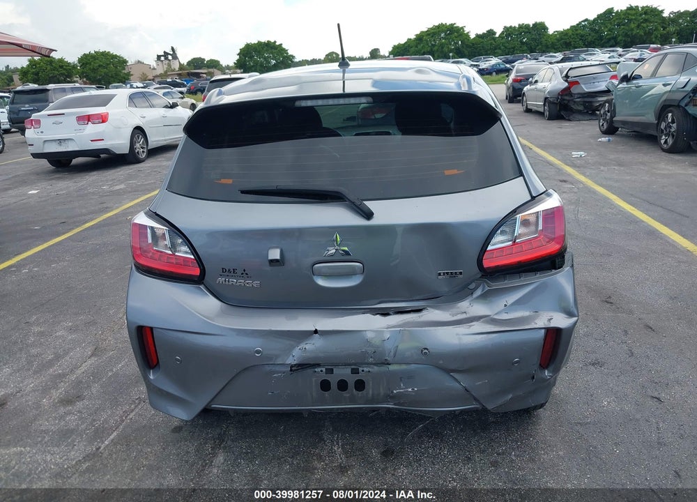2022 MITSUBISHI MIRAGE BLACK EDITION/SE VIN: ML32AWHJ5NH006698