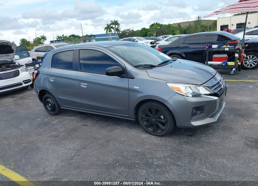 2022 MITSUBISHI MIRAGE BLACK EDITION/SE VIN: ML32AWHJ5NH006698