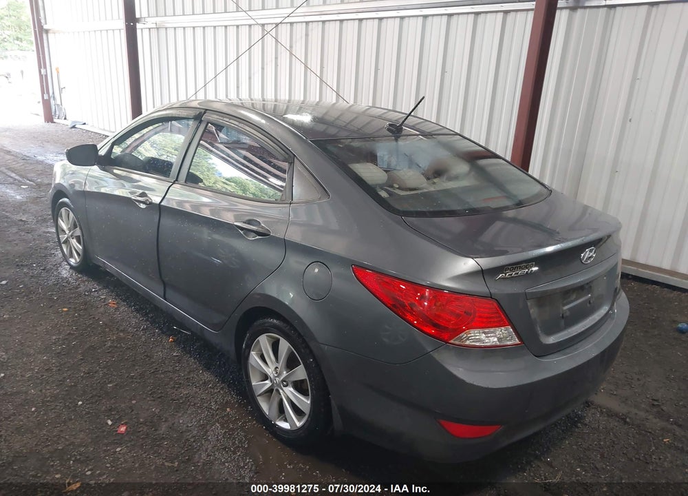 2013 HYUNDAI ACCENT GLS VIN: KMHCU4AE4DU418333