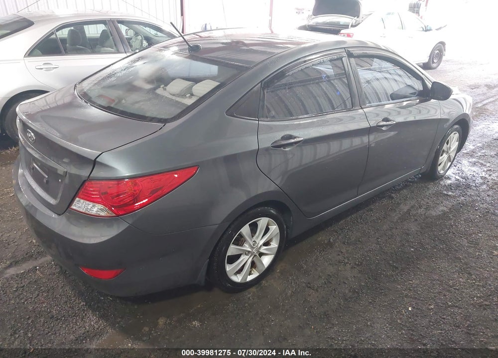 2013 HYUNDAI ACCENT GLS VIN: KMHCU4AE4DU418333