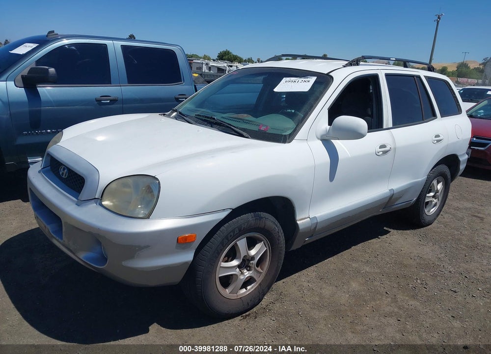 2004 HYUNDAI SANTA FE GLS VIN: KM8SC13D24U846273