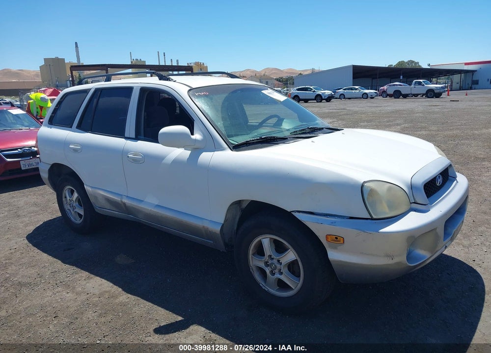 2004 HYUNDAI SANTA FE GLS VIN: KM8SC13D24U846273
