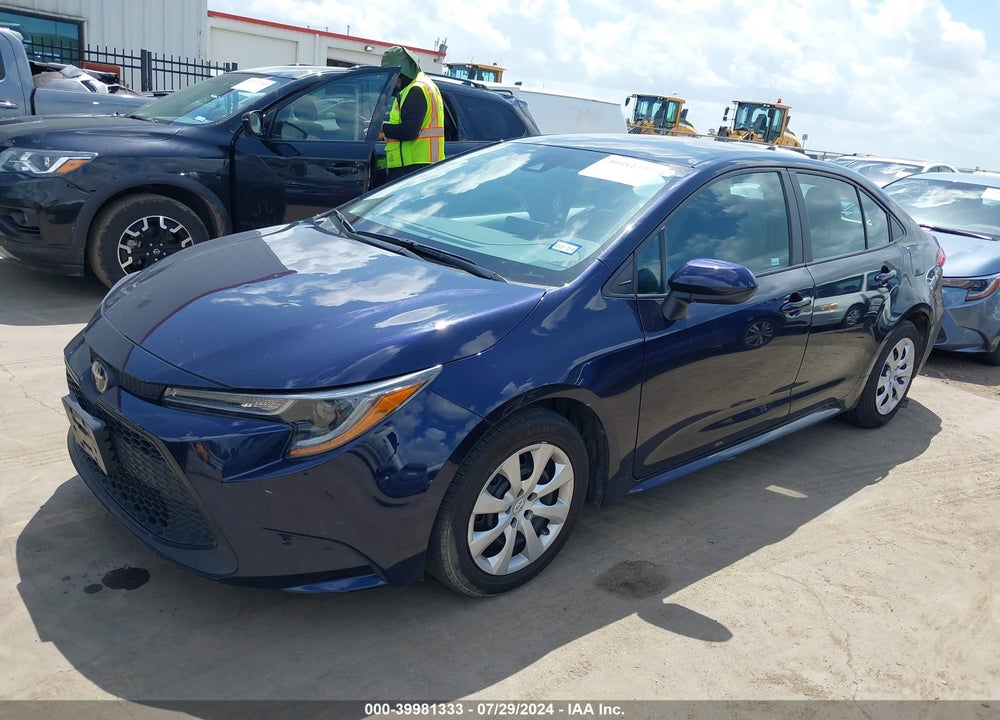 2022 TOYOTA COROLLA LE VIN: 5YFEPMAE7NP341461