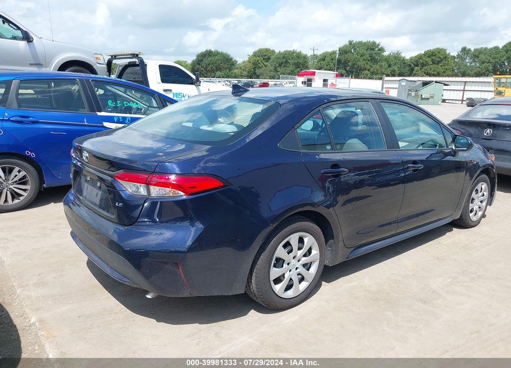 2022 TOYOTA COROLLA LE VIN: 5YFEPMAE7NP341461