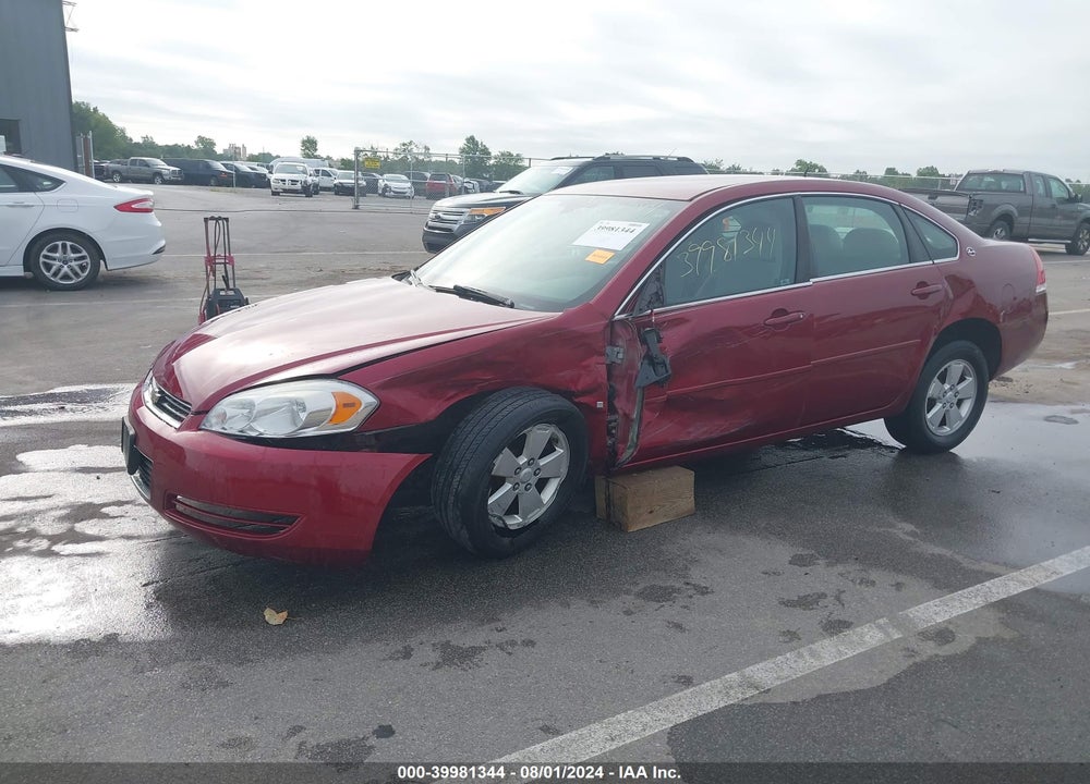 2007 CHEVROLET IMPALA LT VIN: 2G1WT58K379195590
