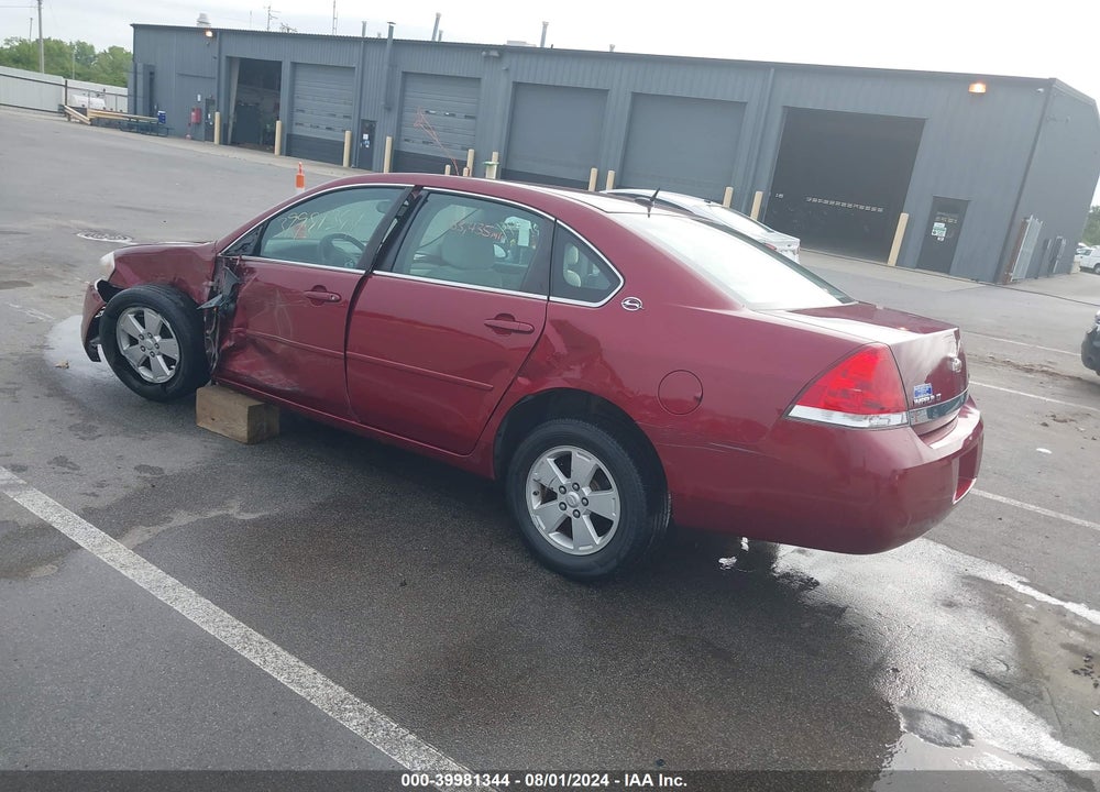 2007 CHEVROLET IMPALA LT VIN: 2G1WT58K379195590