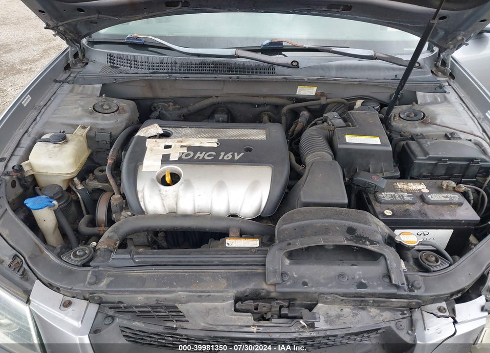 2007 HYUNDAI SONATA GLS VIN: 5NPET46C47H292951
