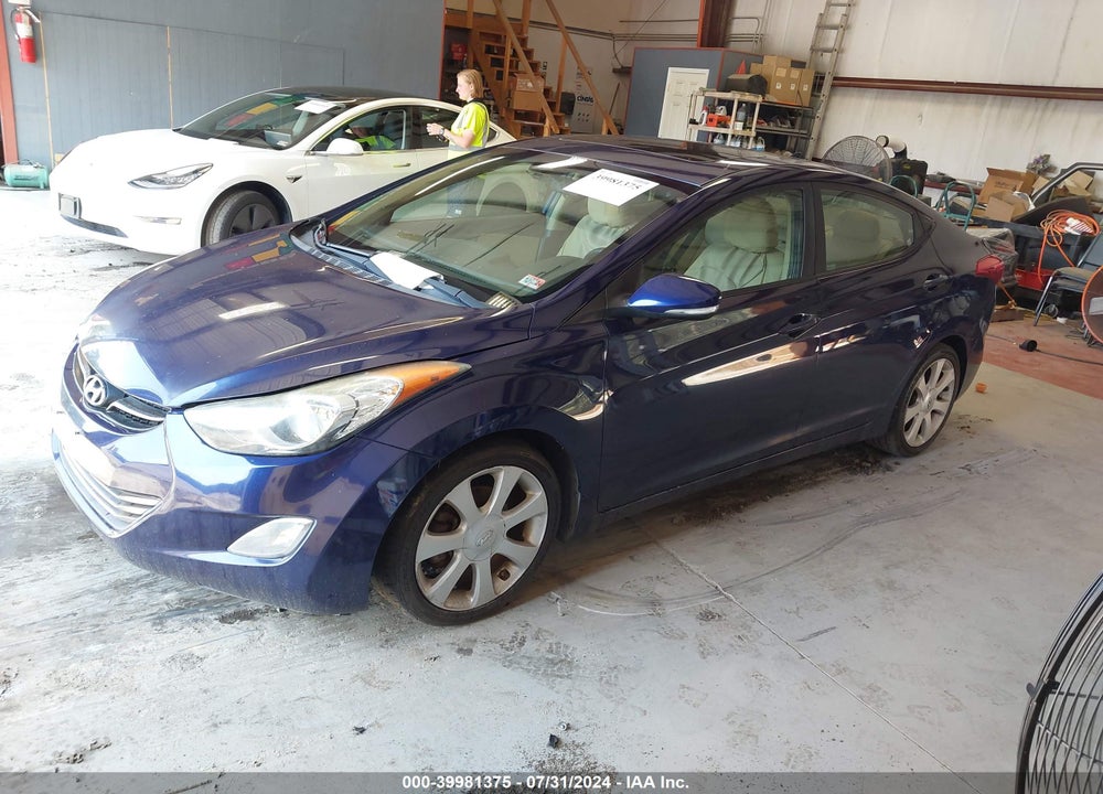 2013 HYUNDAI ELANTRA LIMITED VIN: 5NPDH4AE7DH229750
