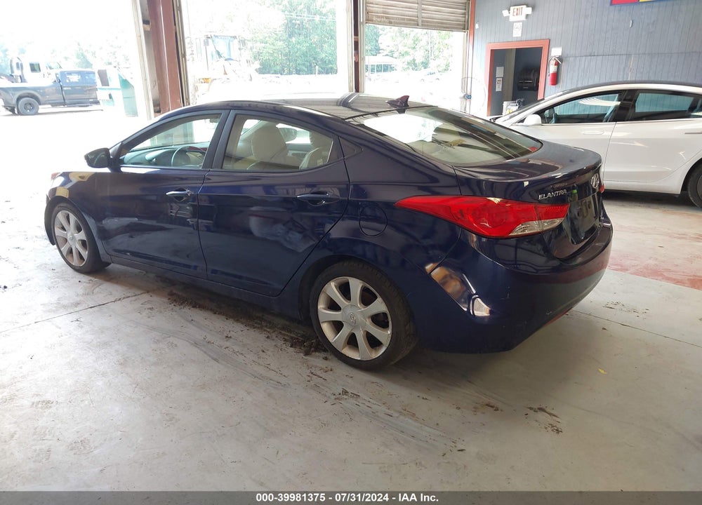 2013 HYUNDAI ELANTRA LIMITED VIN: 5NPDH4AE7DH229750