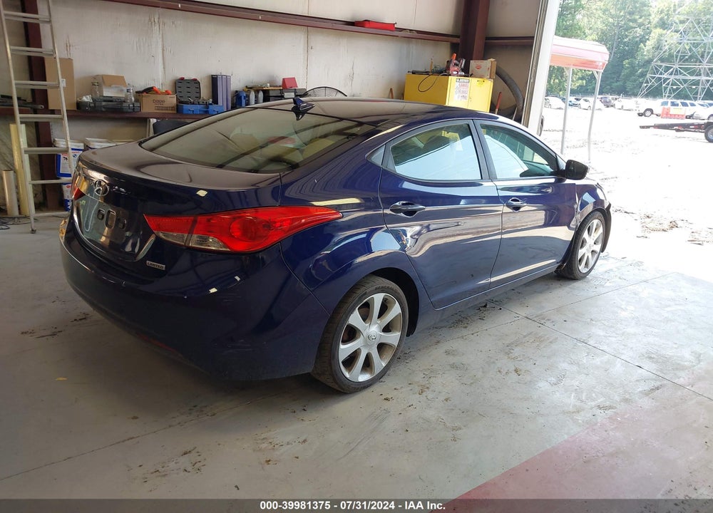 2013 HYUNDAI ELANTRA LIMITED VIN: 5NPDH4AE7DH229750