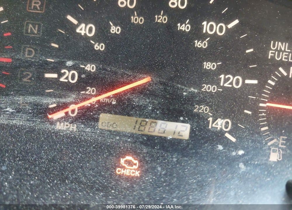 1997 LEXUS ES 300 VIN: JT8BF22G9V5012640