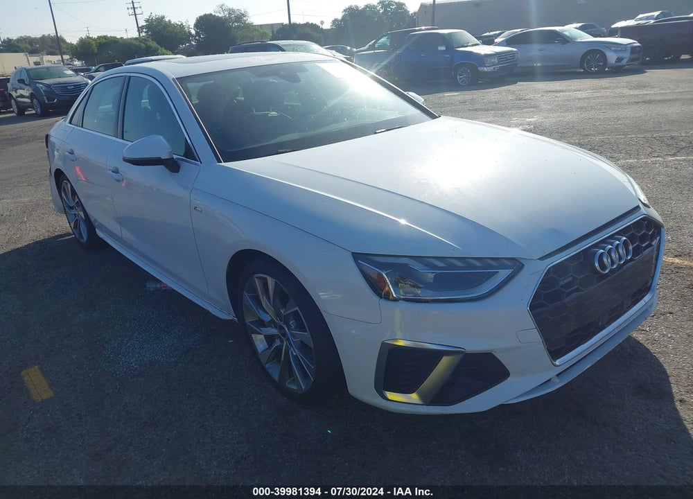 2023 AUDI A4 PREMIUM PLUS 45 TFSI S LINE QUATTRO S TRONIC VIN: WAUEAAF46PN006009