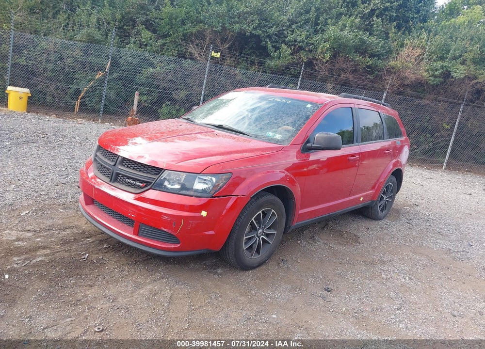 2018 DODGE JOURNEY SE VIN: 3C4PDCAB2JT276317