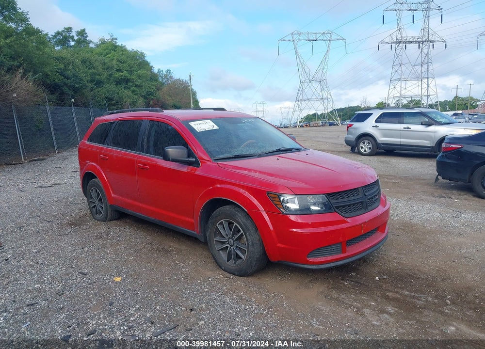 2018 DODGE JOURNEY SE VIN: 3C4PDCAB2JT276317
