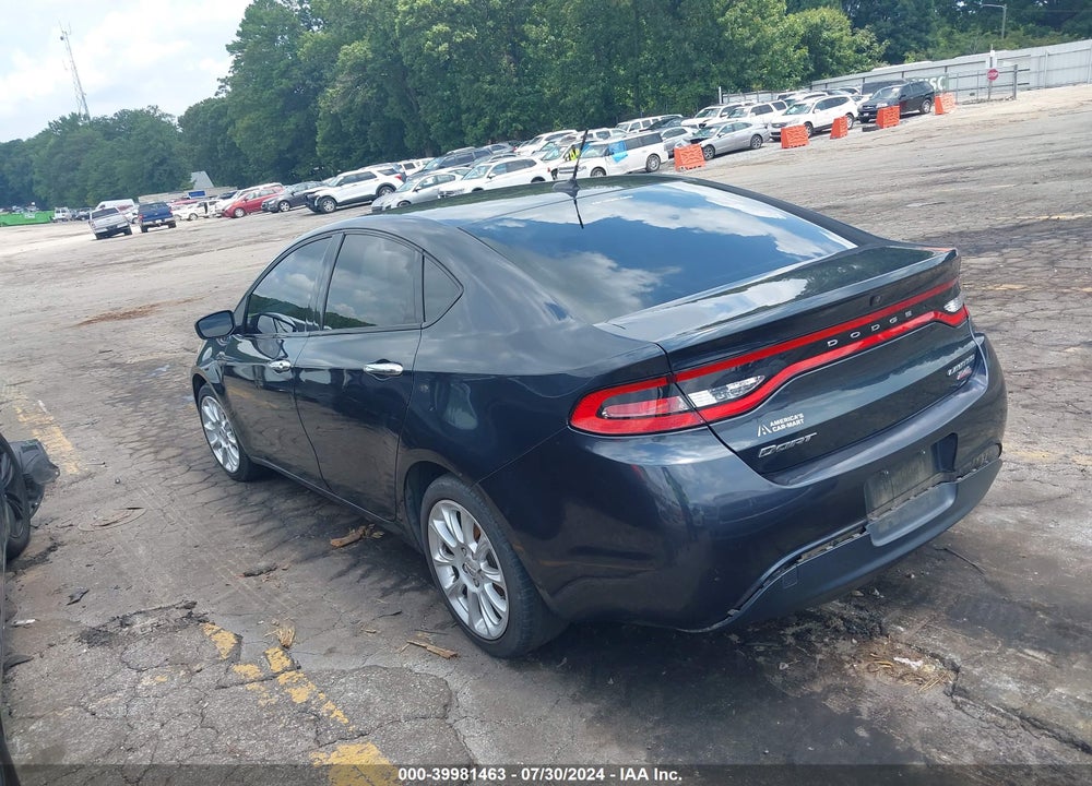2014 DODGE DART LIMITED VIN: 1C3CDFCB0ED673165