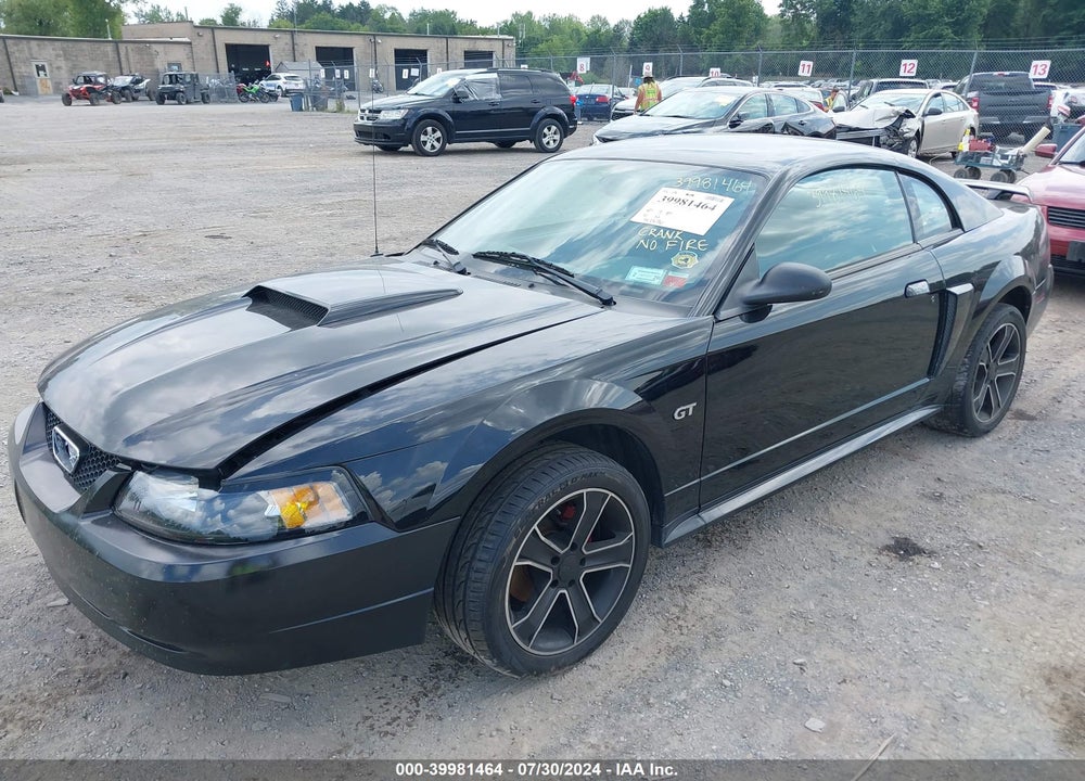 2002 FORD MUSTANG GT VIN: 1FAFP42X92F213073