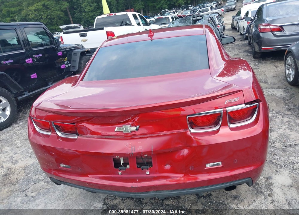 2013 CHEVROLET CAMARO 2LT VIN: 2G1FC1E3XD9147991