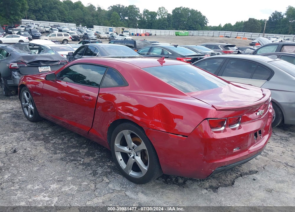 2013 CHEVROLET CAMARO 2LT VIN: 2G1FC1E3XD9147991
