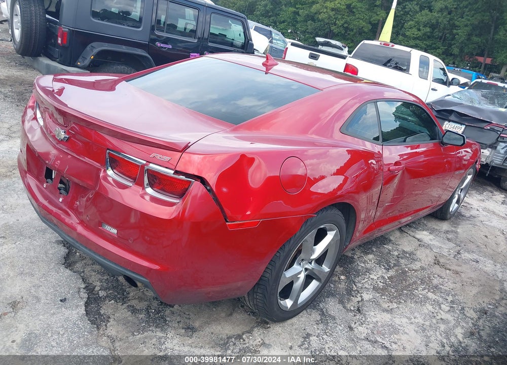 2013 CHEVROLET CAMARO 2LT VIN: 2G1FC1E3XD9147991