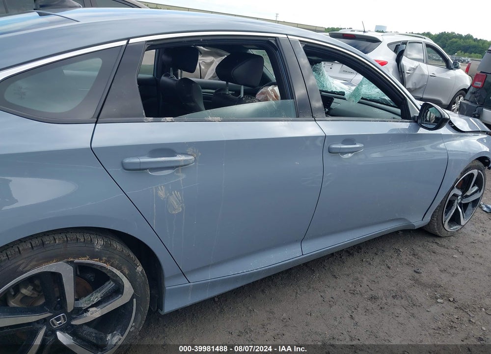 2022 HONDA ACCORD SPORT VIN: 1HGCV1F39NA053918
