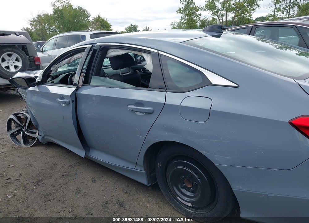 2022 HONDA ACCORD SPORT VIN: 1HGCV1F39NA053918