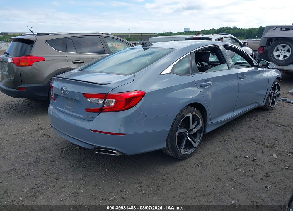 2022 HONDA ACCORD SPORT VIN: 1HGCV1F39NA053918