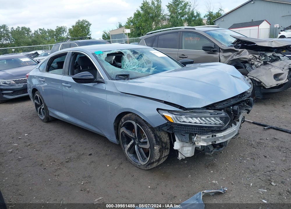 2022 HONDA ACCORD SPORT VIN: 1HGCV1F39NA053918