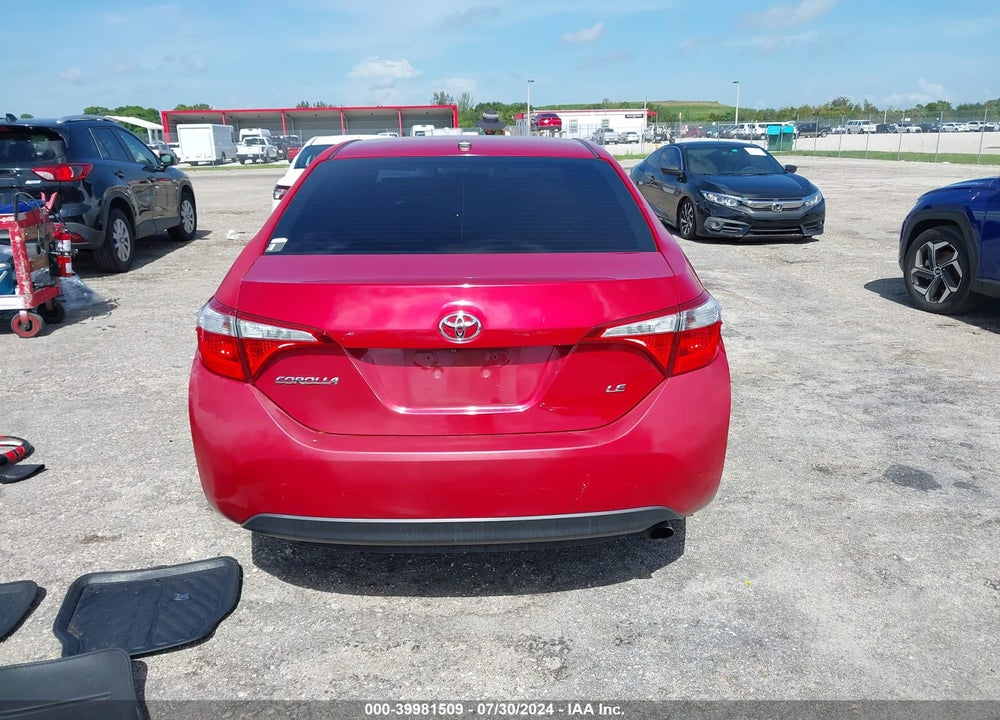 2014 TOYOTA COROLLA LE PLUS VIN: 2T1BURHE3EC173395