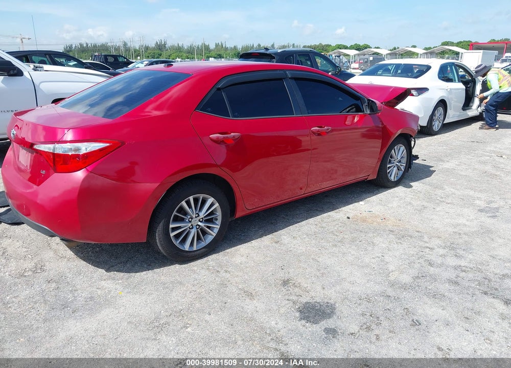 2014 TOYOTA COROLLA LE PLUS VIN: 2T1BURHE3EC173395