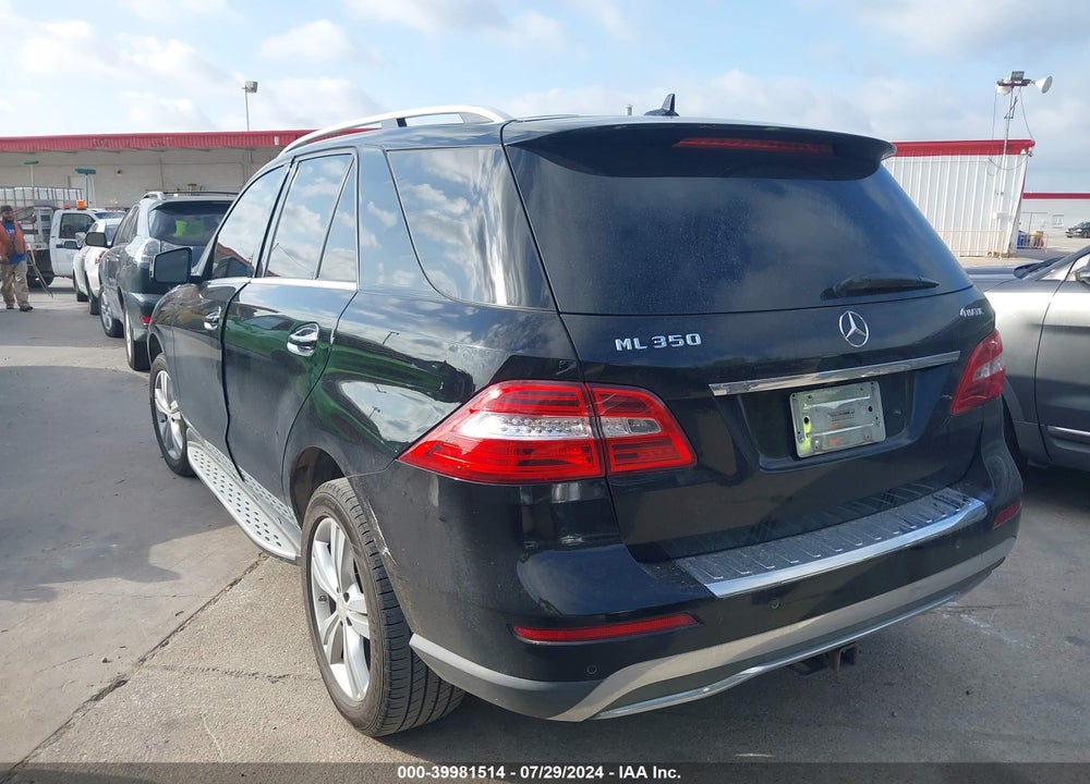 2013 MERCEDES-BENZ ML 350 4MATIC VIN: 4JGDA5HB0DA233650