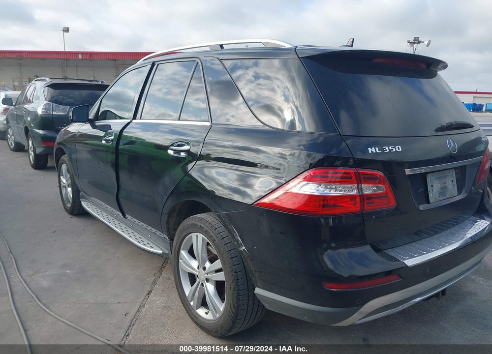 2013 MERCEDES-BENZ ML 350 4MATIC VIN: 4JGDA5HB0DA233650
