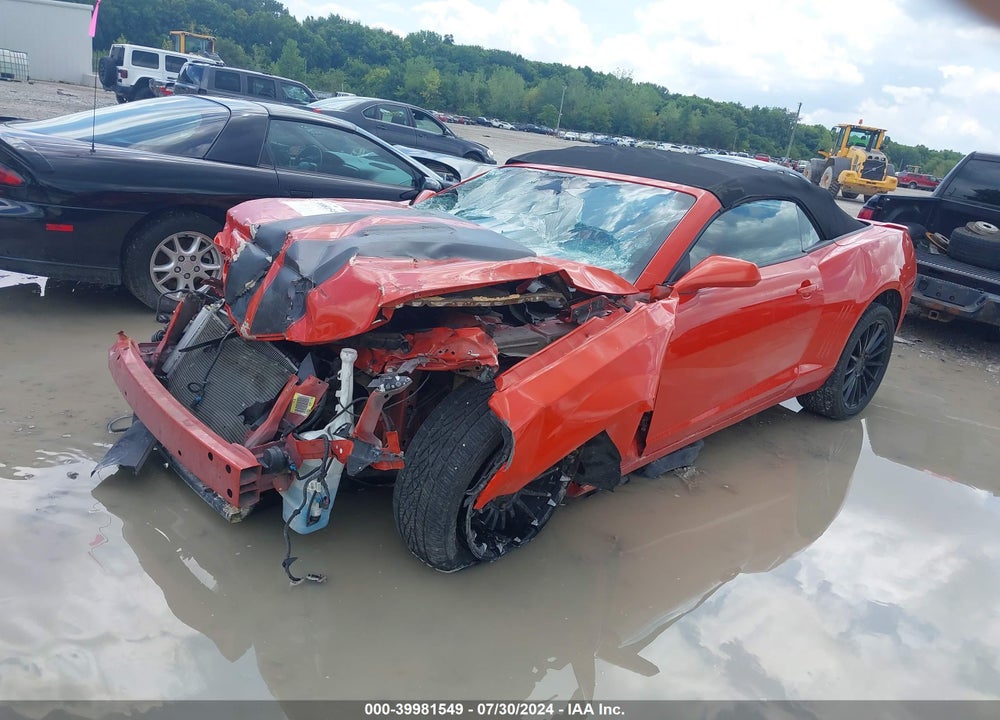 2011 CHEVROLET CAMARO 2LT VIN: 2G1FC3DD6B9199413
