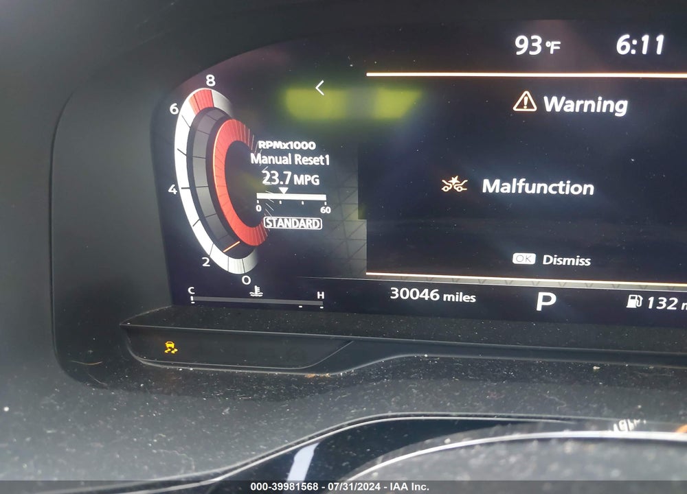 2023 NISSAN PATHFINDER PLATINUM FWD VIN: 5N1DR3DH8PC225263