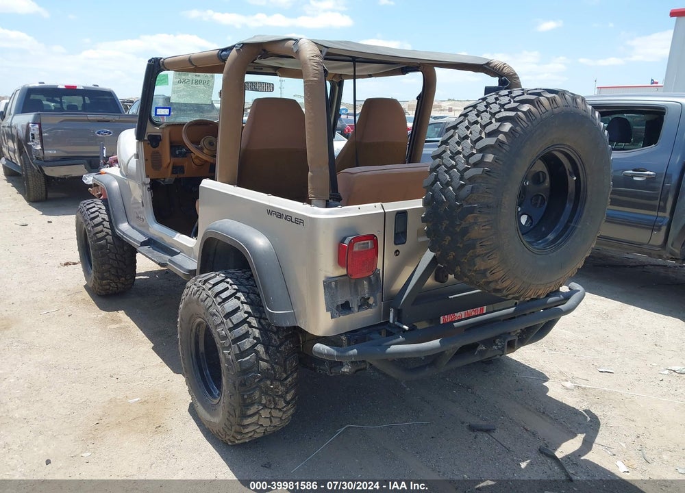 1995 JEEP WRANGLER / YJ SE VIN: 1J4FY29S8SP294528