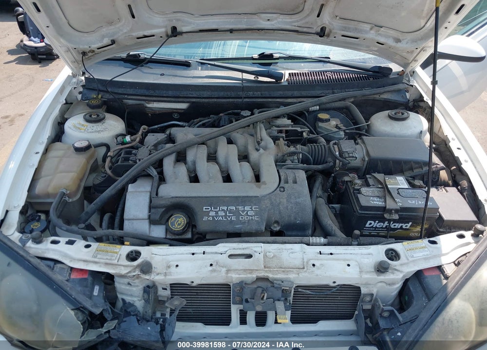 1999 MERCURY COUGAR V6 VIN: 1ZWFT61L9X5646768