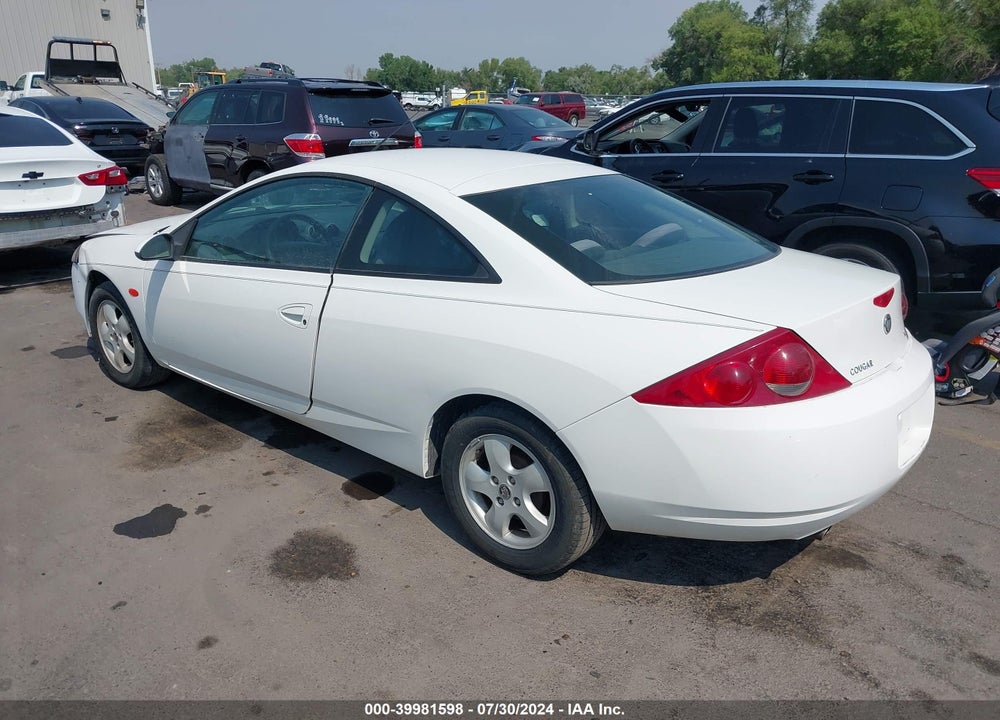 1999 MERCURY COUGAR V6 VIN: 1ZWFT61L9X5646768