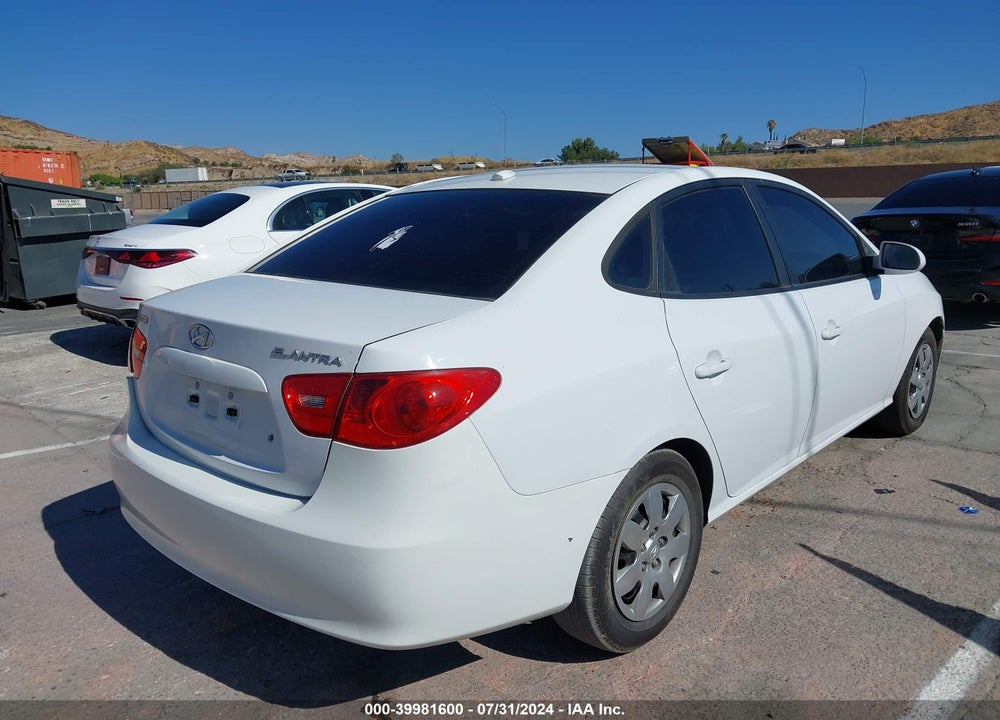 2008 HYUNDAI ELANTRA GLS/SE VIN: KMHDU46D28U323862