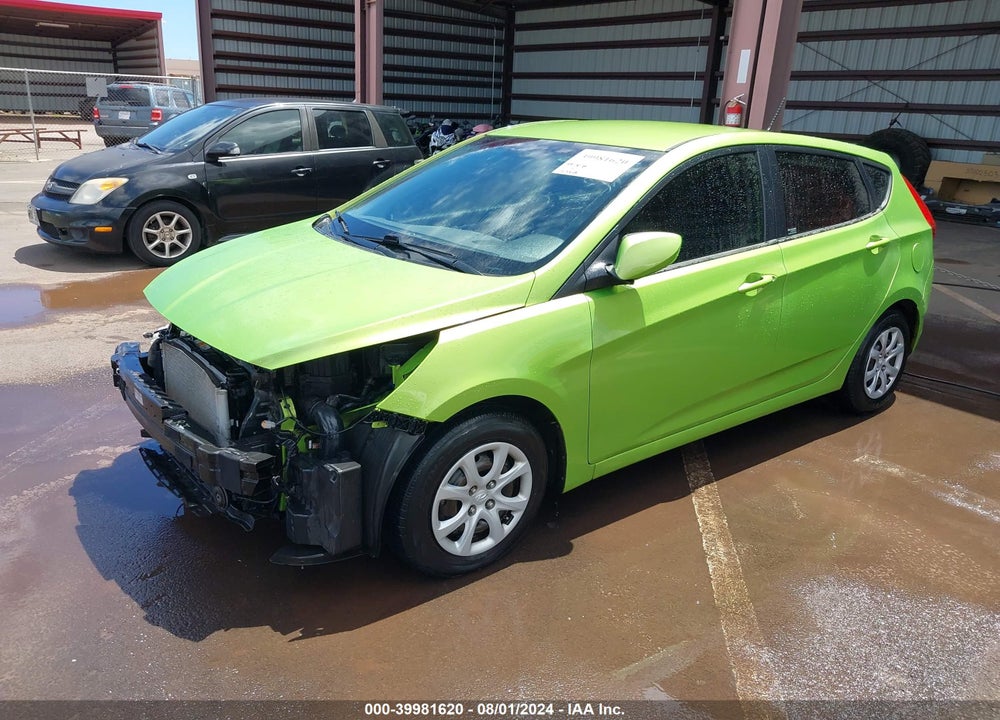 2012 HYUNDAI ACCENT GS VIN: KMHCT5AE3CU056809