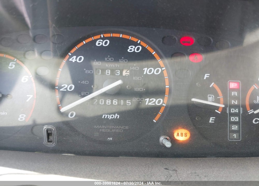 1998 HONDA CR-V EX VIN: JHLRD1860WC087967
