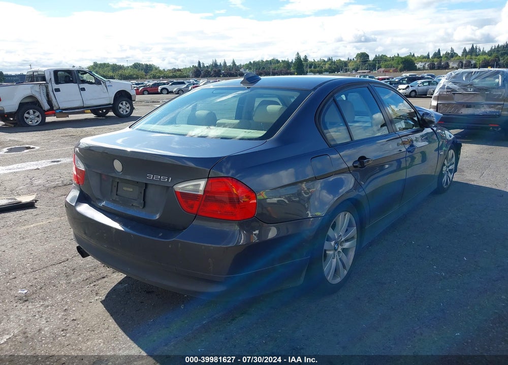 2006 BMW 325I VIN: WBAVB13546K001420